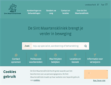 Tablet Screenshot of maartenskliniek.nl